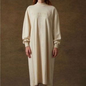 Essentials Fear Of God: long sleeve tshirt dress
